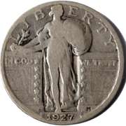 Semi Key 1927 S Standing Liberty Quarter