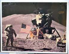 Set of 12 Nasa Official Moon Landing First Day of Issue Photos