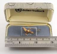 Beautifully Sculpted 14k Goose Tie Tack