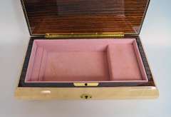 Beautiful Italian Hand Crafted Musical Inlaid Wooden Jewelry Box