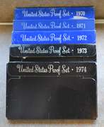 1970-1974 Proof Sets.