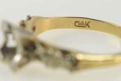 14K Yellow Gold Vintage NOS 1950's 5.5mm Engagement Setting Ring