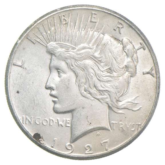 1927 Peace Silver Dollar