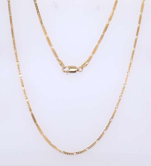 Favorite Yellow Gold Fancy Link Chain Necklace