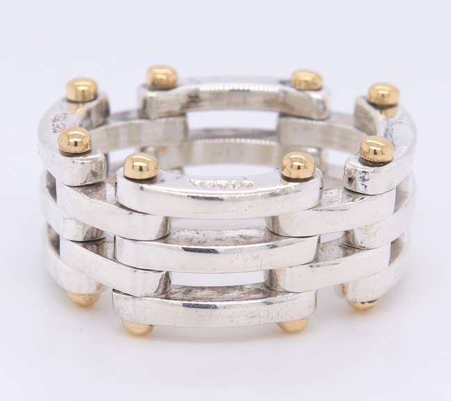 Tiffany & Co Two Tone Gate Link Band