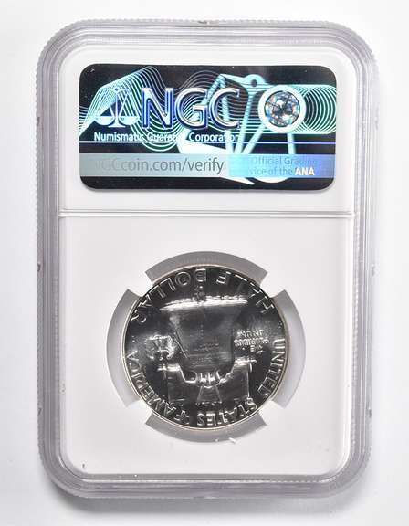PF68 1955 Franklin Half Dollar - Graded NGC