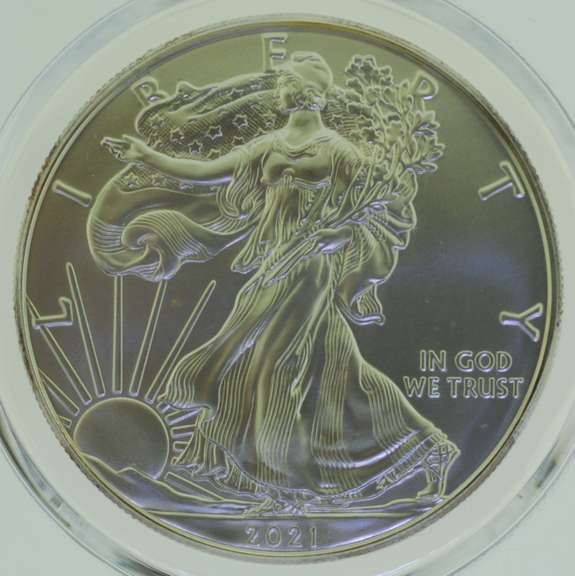 2021 Silver Dollar Eagle $1 PCGS MS70 First Strike