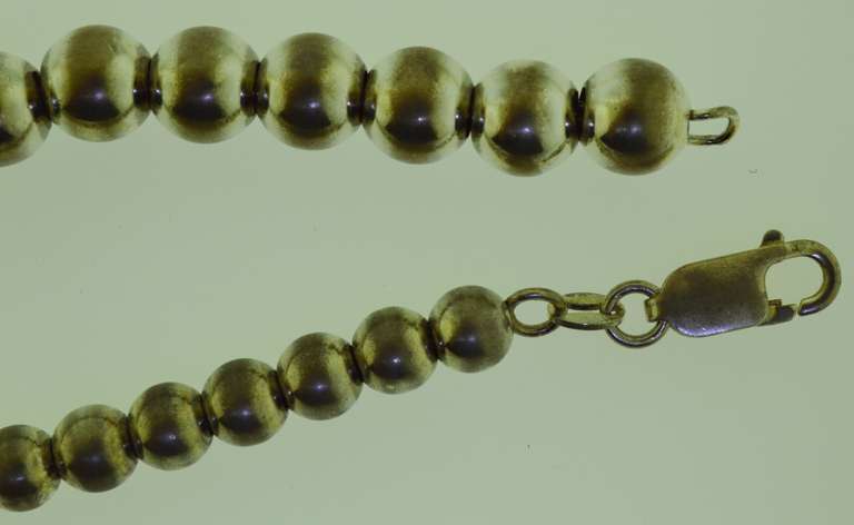 Italian Sterling Silver Ball Tennis Bracelet Lot