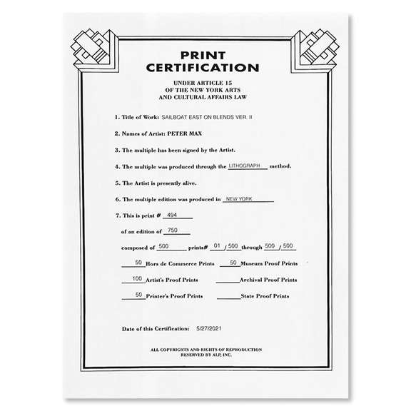 Sailboat East on Blends Ver II