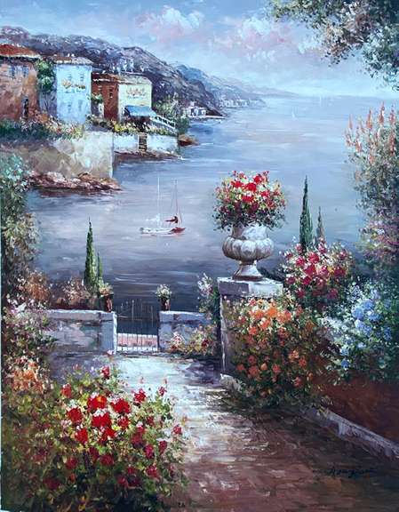 BEAUTIFUL HAND PAINTED OIL PAINTING ON CANVAS