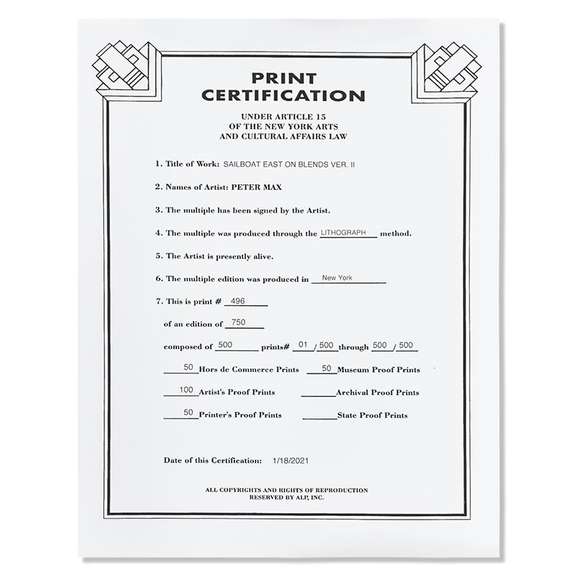 Sailboat East on Blends Ver II