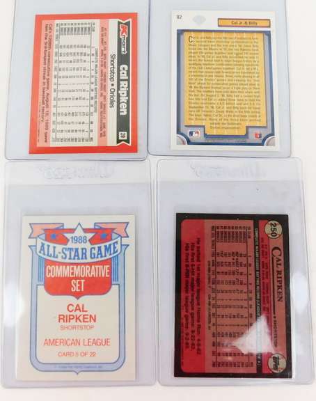 4 Cal Ripken, Jr. Baseball Cards
