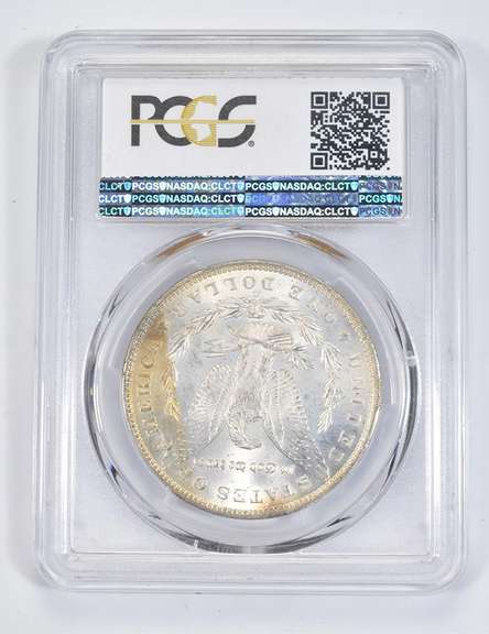 MS66 1885-O Morgan Silver Dollar - Graded PCGS INSANE Color Tone