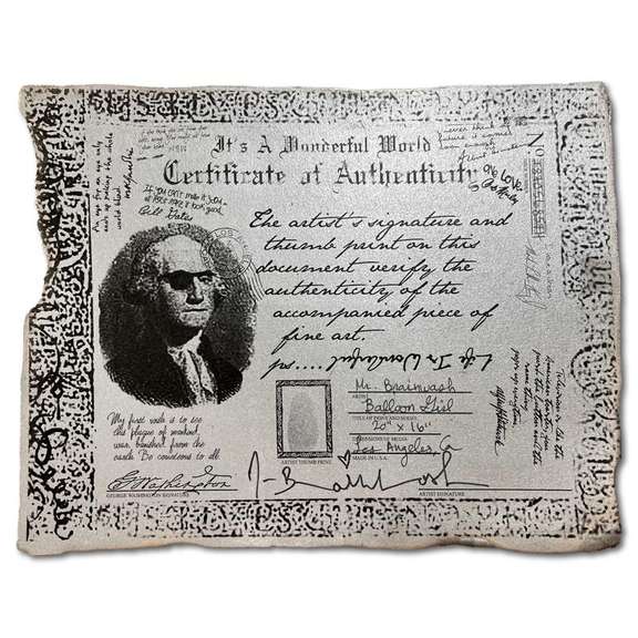 Balloon Girl - Mr. Brainwash, signed Mr Brainwash Original Balloon Girl