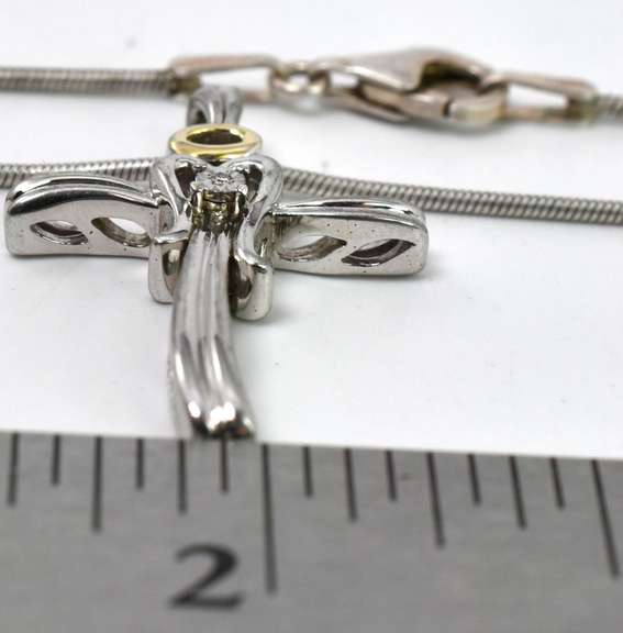 Sterling Silver Cross Necklace