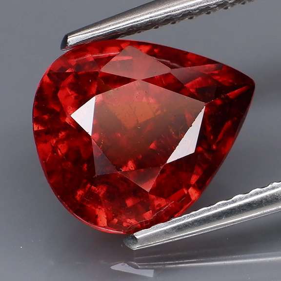 Fiery 4.16ct top red orange Spessartite Garnet