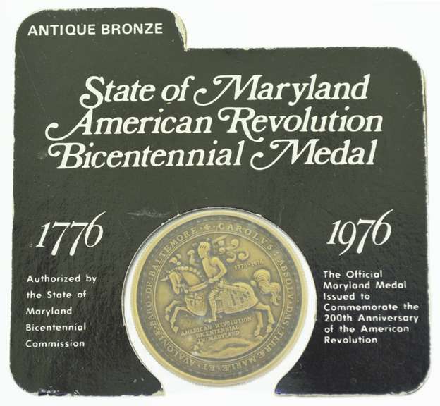 1976 Maryland American Revolution Bi-Centennial Bronze Coin