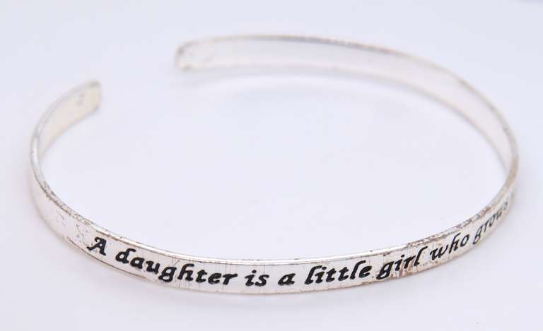Vintage Sterling Silver Cuff Bangle