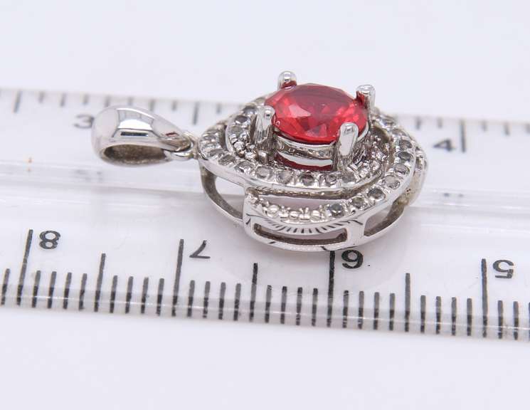 925 Sterling Silver Gemstone Pendant