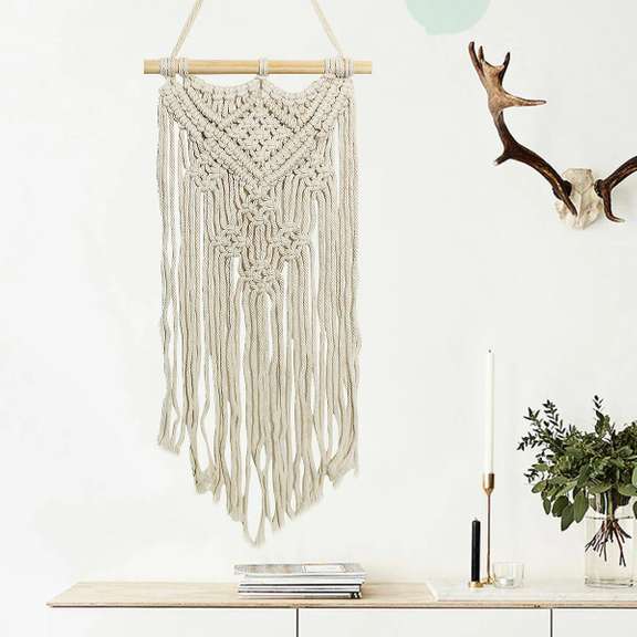 Macrame Woven Wall Hanging Tapestry Handmade