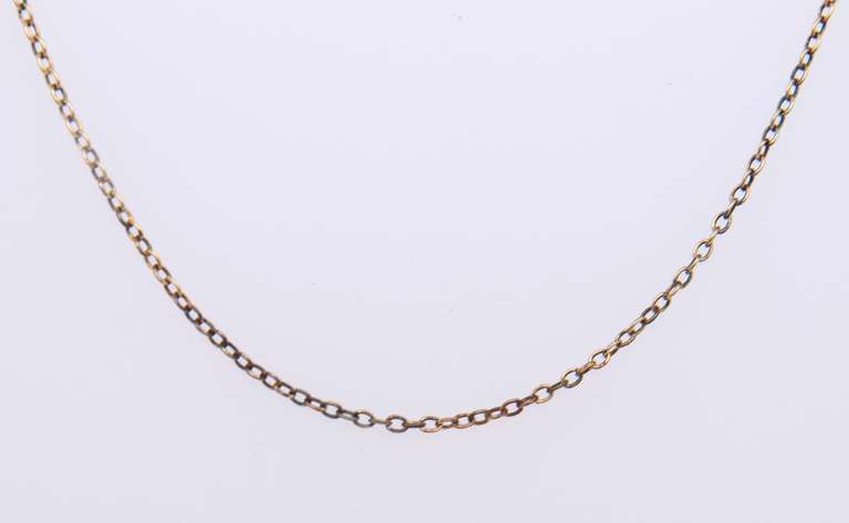 Vintage 925 Sterling Silver Rolo Chain Necklace