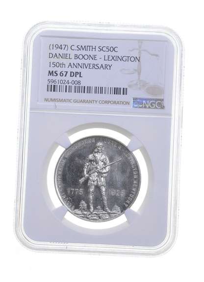 MS67DPL (1947) Lexington 150th Anniv C.Smith So Called Half Dollar NGC