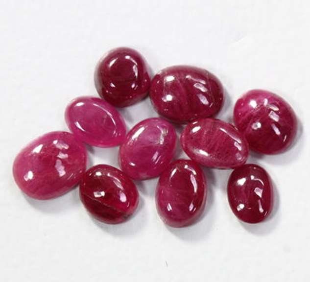 Unheated! 5.00ct violet red Ruby set