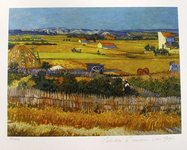 Vincent Van Gogh, Harvest Landscape in Arles