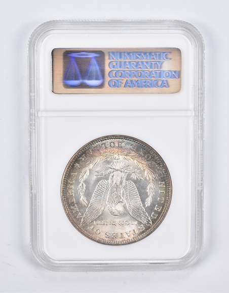 MS64 1883 Morgan Silver Dollar CAC NGC
