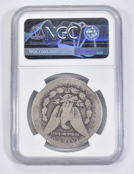 Fair 2 1893 Morgan Silver Dollar - CAC - NGC Low Ball