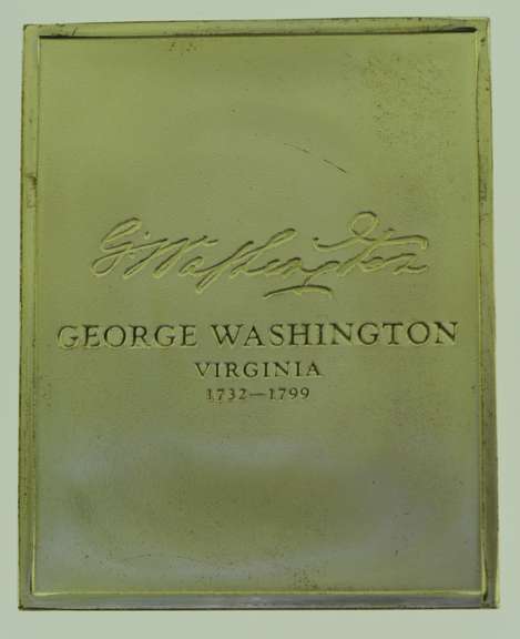 George Washington (Virginia 1732-1799) Franklin Mint 1.1 Troy oz .925 Silver Bar