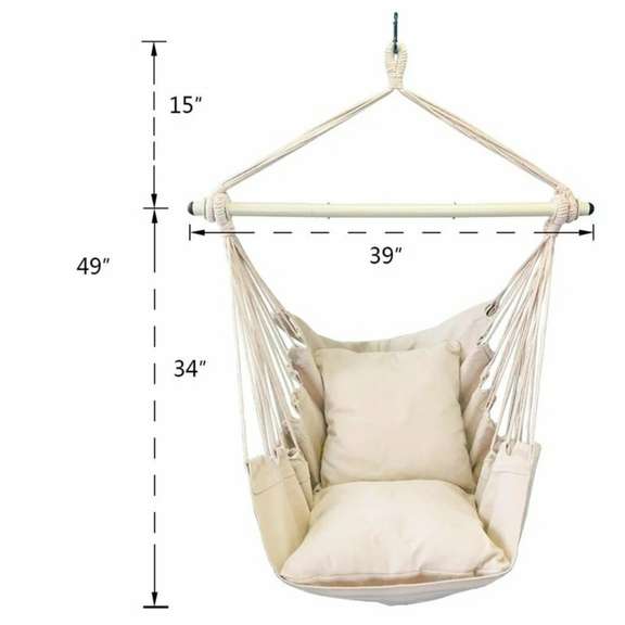 Hammock Rope Portable Hanging Bed Chair Swing Seat