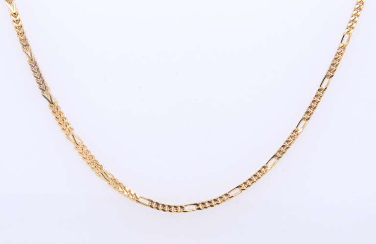 Favorite Yellow Gold Fancy Link Chain Necklace
