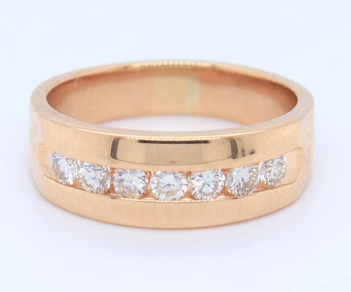 Majestic Yellow Gold .50ctw Diamond Band