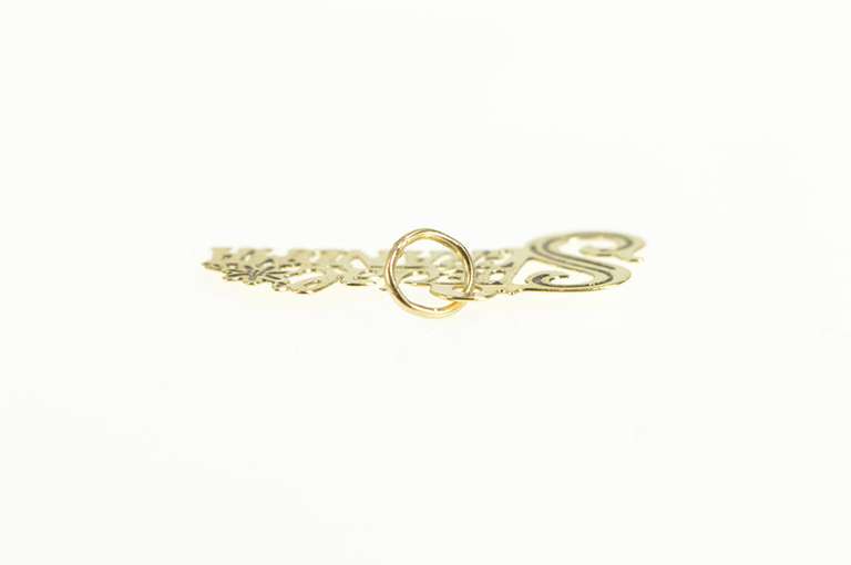 14K Yellow Gold Special Grandma Mother's Day Grammy Charm/Pendant