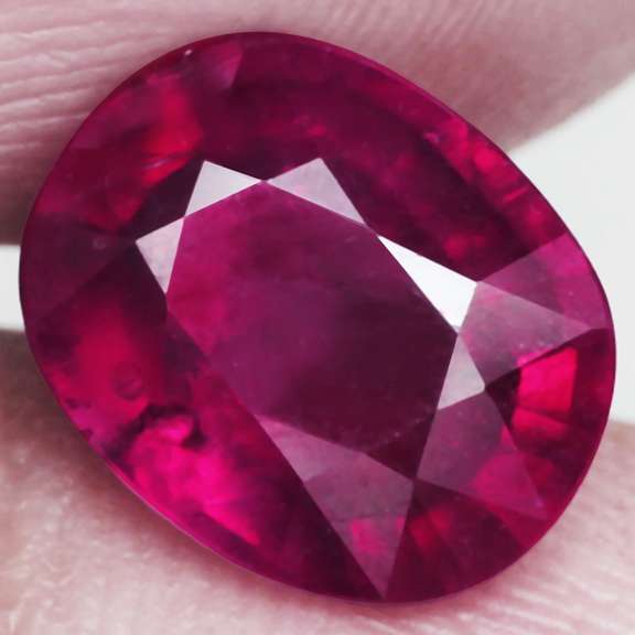 Decadent 3.68ct top blood red Ruby