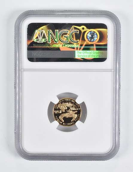 PF70 UCAM 1992-P $5 American Gold Eagle 1/10 Oz. .999 Fine Gold NGC