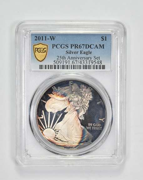 PR70 DCAM 2011-W American Silver Eagle - 25th Anniversary Set - PCGS