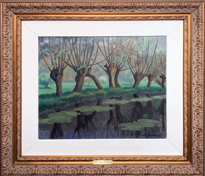 Paul Emille Pissarro Original Oil on Canvas