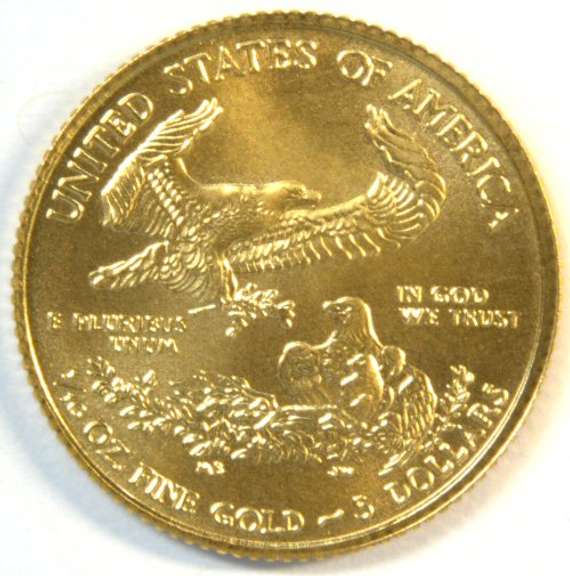 Pristine-perfect Super Gem BU 2017 $1 American Gold Eagle coin