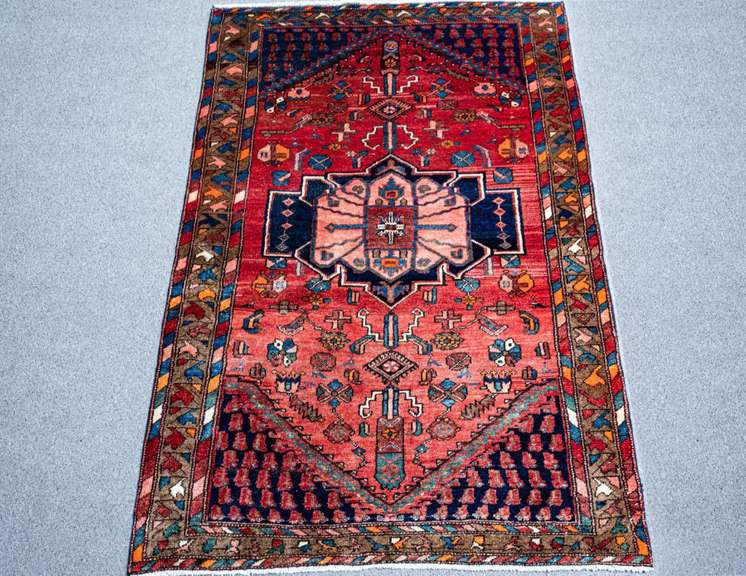 Semi Antique Persian Hamedan 4.8x6.9