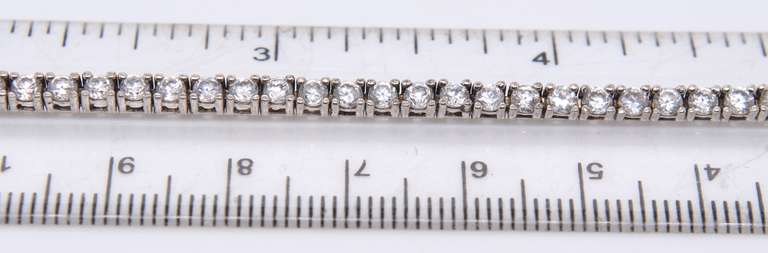 2 Lot of Sterling Silver Cubic Zirconia Tennis Bracelet