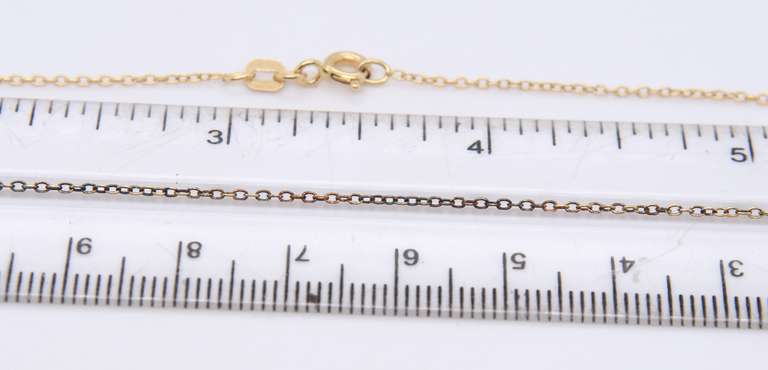 Vintage 925 Sterling Silver Rolo Chain Necklace