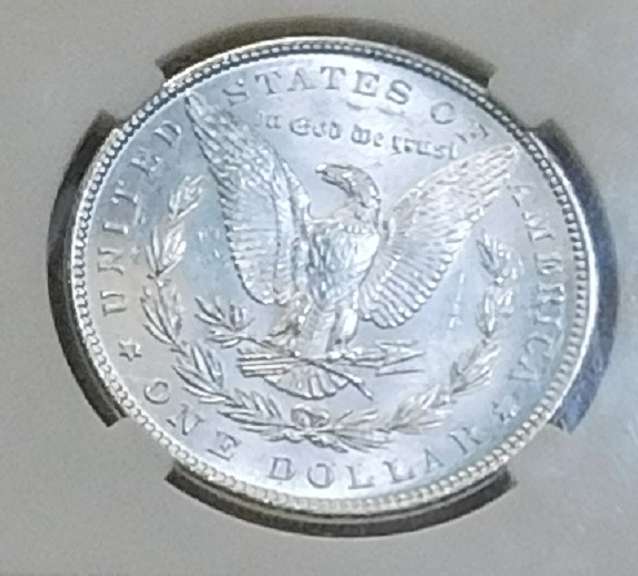 1896 Morgan Dol slabbed Unc