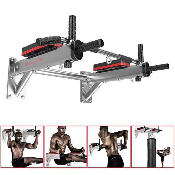 Multifunction Pull-Up Bar Chin-Up Station Wall Mounted