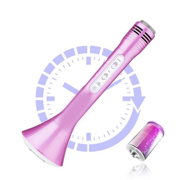 Bluetooth Wireless Karaoke Microphone 1200mAh