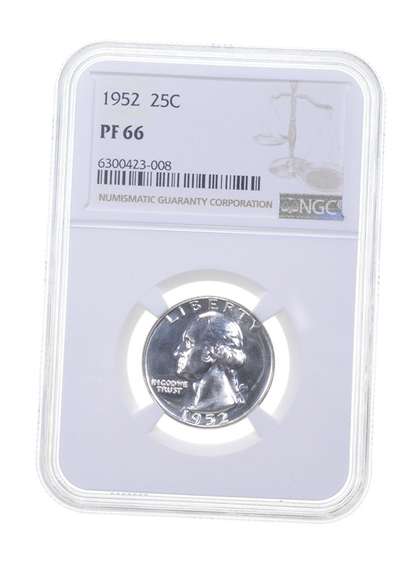 PF66 1952 Washington Quarter - Graded NGC