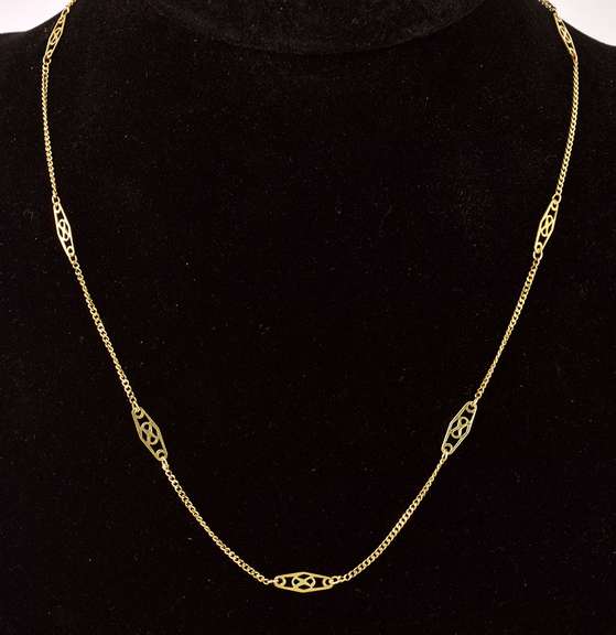 Gorgeous By The Yard Chain Necklace in 14K Yellow Gold