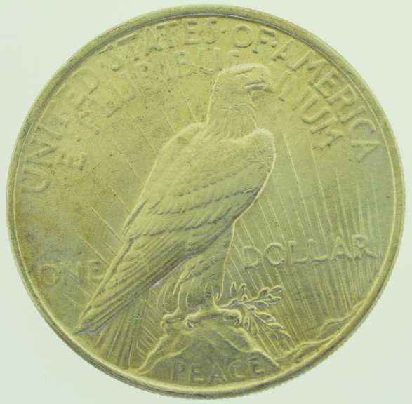 1922 Peace Silver Dollars $1 US Coin Flashy White Slider BU