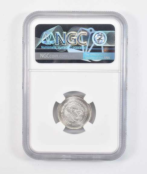 MS67 1994 MO Mexico 1/10 Onza Silver - Graded NGC